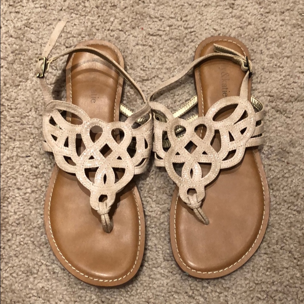 Strappy Nude Sandals